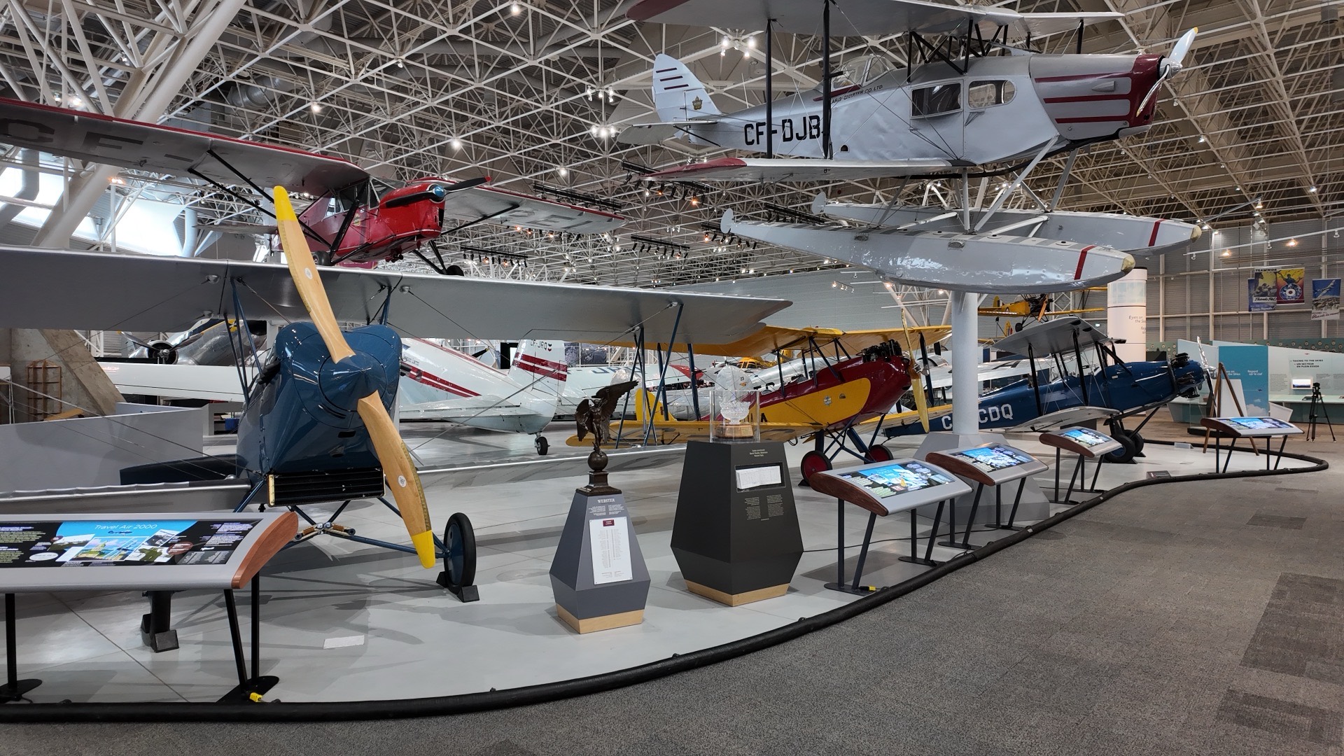 Hangar exhibits